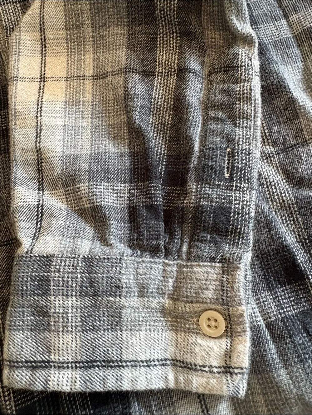 Thereabouts Gray Plaid Button-Down Shirt